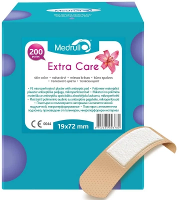 Набор пластырей Medrull Extra Care 1,9х7,2 см, №200 