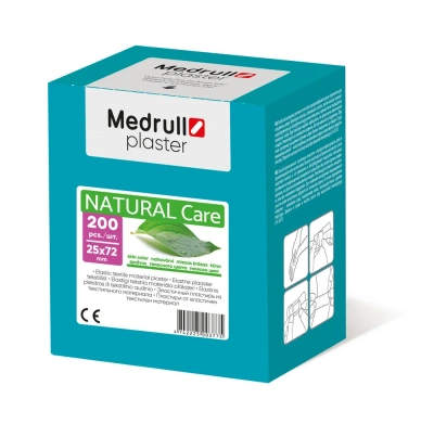 Набор пластырей Medrull Natural Care 2,5х7,2 см, №200 