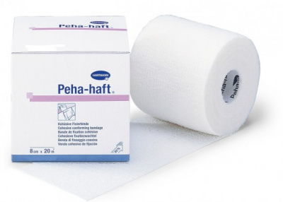 Бинт Hartmann Peha-haft 8см х 20м, самофиксирующийся, без латекса