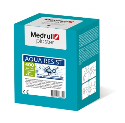 Набор пластырей Medrull Aqua Resist диаметром 2,2 см, №400 