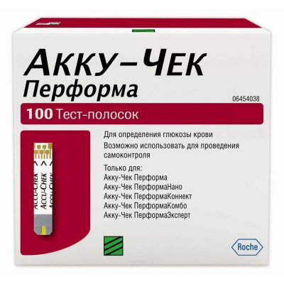 Тест-полоски Accu-Chek Performa №100