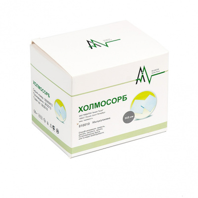 Повязка Холмосорб 5х5 см абсорбирующая, поглощающая запах, №50