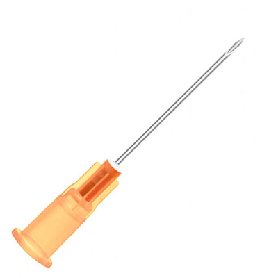 Игла медицинская инъекционная 25G (0,50 х 25 мм) оранжевая