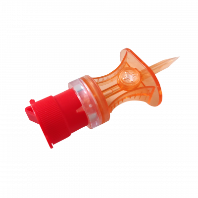 Фильтр-канюля аспирационная "ПолиСпайк-V-Плюс RBCap", воздушный фильтр 0,2 мкм, цвет крышки-красный, №100