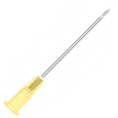 Игла медицинская инъекционная 19G (1,10 х 40 мм) бежевая