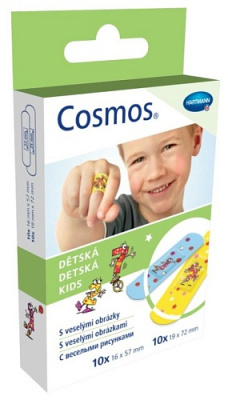 Пластырь-пластинки Hartmann Cosmos kids c рисунком, 20 шт.