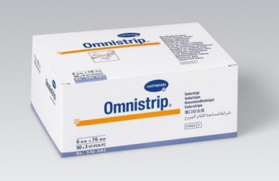 Полоски Hartmann Omnistrip 6х76 мм гипоаллергенные на операционные швы, №150